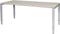 Verstelbaar Bureau - Domino 180x80 Eiken - alu frame