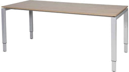 Verstelbaar Bureau - Domino 180x80 Havana Kersen - alu frame