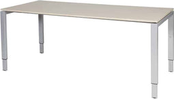 Verstelbaar Bureau - Domino 180x90 robson - alu frame