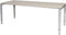 Verstelbaar Bureau - Domino 200x80 Eiken - alu frame