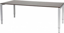 Verstelbaar Bureau - Domino 200x90 logan - alu frame