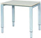 Verstelbaar Bureau - Domino 80x60 robson - alu frame