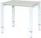 Verstelbaar Bureau - Domino 80x60 robson - wit frame