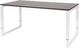 Verstelbaar Bureau - Domino Plus 160x80 logan - wit frame