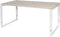 Verstelbaar Bureau - Domino Plus 160x90 Eiken - wit frame