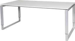 Verstelbaar Bureau - Domino Plus 180x90 grijs - alu frame