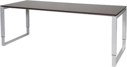 Verstelbaar Bureau - Domino Plus 200x80 logan - alu frame