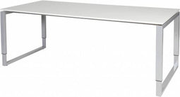 Verstelbaar Bureau - Domino Plus 200x90 grijs - alu frame