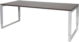 Verstelbaar Bureau - Domino Plus 200x90 logan - alu frame