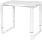 Verstelbaar Bureau - Domino Plus 80x60 grijs - wit frame