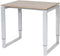 Verstelbaar Bureau - Domino Plus 80x60 Havana Kersen - alu frame