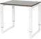 Verstelbaar Bureau - Domino Plus 80x60 logan - wit frame