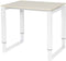 Verstelbaar Bureau - Domino Plus 80x60 robson - wit frame