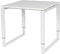 Verstelbaar Bureau - Domino Plus 80x80 grijs - wit frame