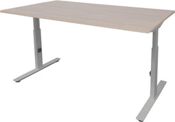 Verstelbaar Bureau - Linesto 180x90 lindb. - alu frame