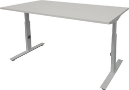 Verstelbaar Bureau - Linesto 200x80 grijs - alu frame