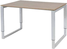 Verstelbaar Bureau - Plus 120x80 Havana Kersen - alu frame