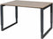 Verstelbaar Bureau - Plus 120x80 Havana Kersen - zwart frame