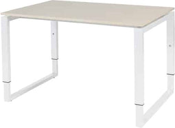 Verstelbaar Bureau - Plus 120x80 robson - wit frame