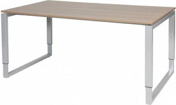 Verstelbaar Bureau - Plus 160x90 Havana Kersen - alu frame