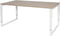 Verstelbaar Bureau - Plus 160x90 Havana Kersen - wit frame
