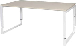 Verstelbaar Bureau - Plus 160x90 robson - wit frame