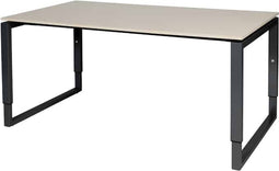 Verstelbaar Bureau - Plus 160x90 robson - zwart frame