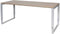 Verstelbaar Bureau - Plus 180x80 Havana Kersen - alu frame