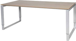 Verstelbaar Bureau - Plus 180x90 Havana Kersen - alu frame