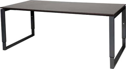 Verstelbaar Bureau - Plus 180x90 logan - zwart frame