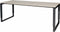 Verstelbaar Bureau - Plus 200x80 Eiken - zwart frame