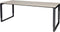 Verstelbaar Bureau - Plus 200x80 grijs - zwart frame