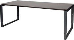 Verstelbaar Bureau - Plus 200x90 logan - zwart frame
