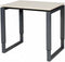 Verstelbaar Bureau - Plus 80x60 Eiken - zwart frame