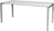 Verstelbaar bureau - Slinger 200x80 wit - alu frame