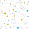 Verstelbaar onderlaken Decolores Cosmos Multicolour 160 x 200 cm