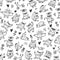 Verstelbaar onderlaken Decolores Monstre black 70x140 cm