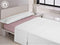Verstelbaar onderlaken Happy Home LISOS COTTON Fuchsia Bed van 90