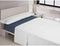Verstelbaar onderlaken Happy Home MIX COLORS Blauw Bed van 180 180 x 200 + 30 cm