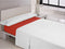 Verstelbaar onderlaken Happy Home MIX COLORS Rood Bed van 135