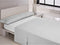 Verstelbaar onderlaken Happy Home MIX COLORS Wit Bed van 90