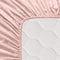 Verstelbaar onderlaken HappyFriday BASIC Licht Roze 105 x 200 x 32 cm