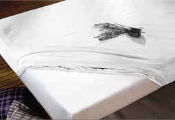 Verstelbaar onderlaken Hosteline IRIS Wit Bed van 120