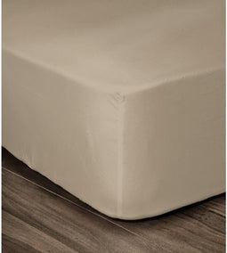 Verstelbaar onderlaken Lovely Home Beige 180 x 200 180 x 200 cm (Tweepersoonsbed)
