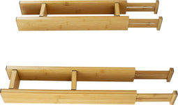 Verstelbare Lade-organizer met 4 Grote Verdelers en 4 Kleine Verdelers