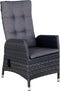 Verstelbare stoel Santa Cruz Midnight Grey