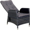 Verstelbare stoel Santa Cruz Midnight Grey