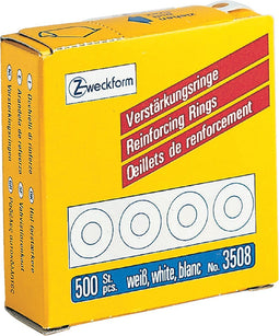 Versterkingsringen Avery Zweckform 3508 13Mm 500stuks wit | 10 stuks