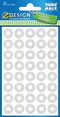 Versterkingsringen Zweckform 13mm wit blister 4 vel