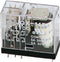 VERTICAAL RELAIS 5A/30VDC-220VAC 2 x WISSEL 12Vdc (VR5V122CN)